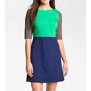 Suzi Chinn for Maggy Boutique Colorblock Ponte Dress Size 2